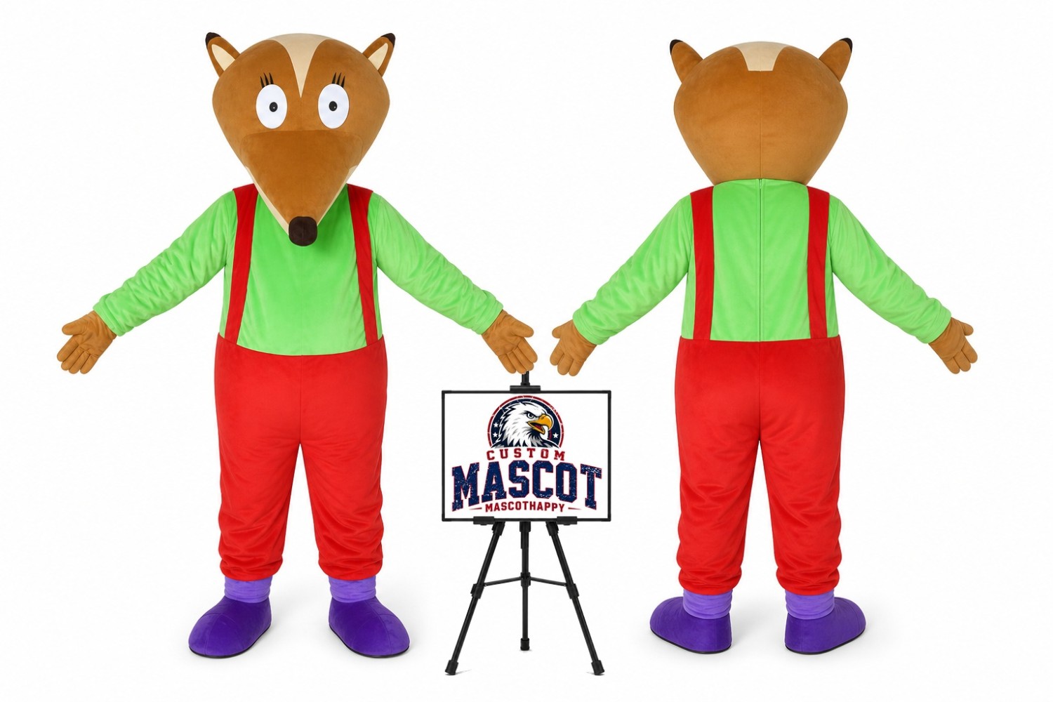Cartoon Animal Fox Mascot Costume Cartoon Animal Fox Mascot Costume