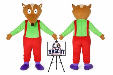 Cartoon Animal Fox Mascot Costume