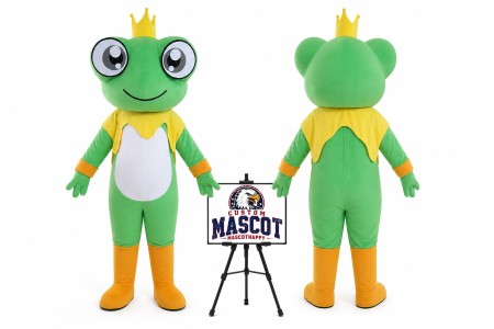 Cartoon Animal Frog Prince Mascot Costume