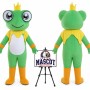 Cartoon Animal Frog Prince Mascot Costume