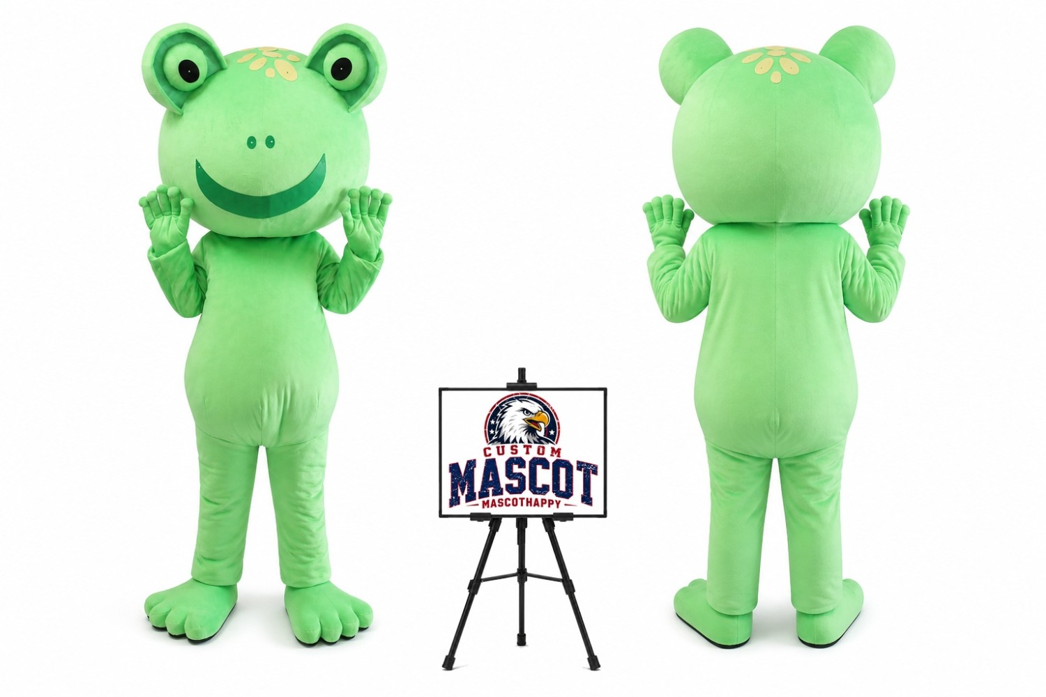 Cartoon Animal Frog Mascot Costume