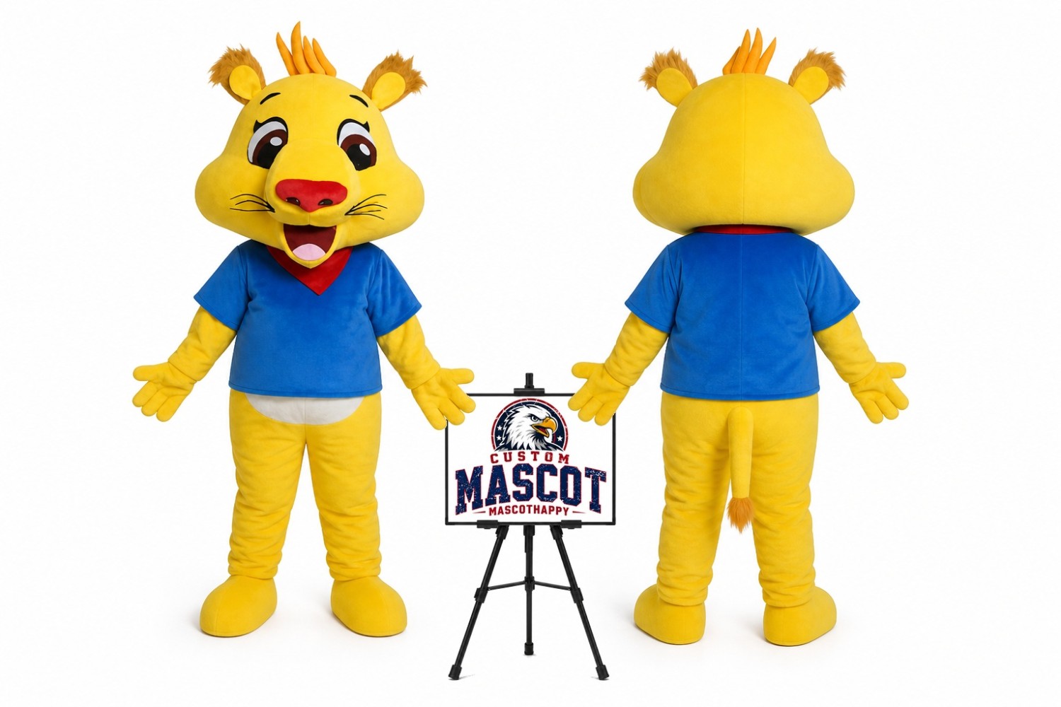 Cartoon Animal Lion Mascot Costume