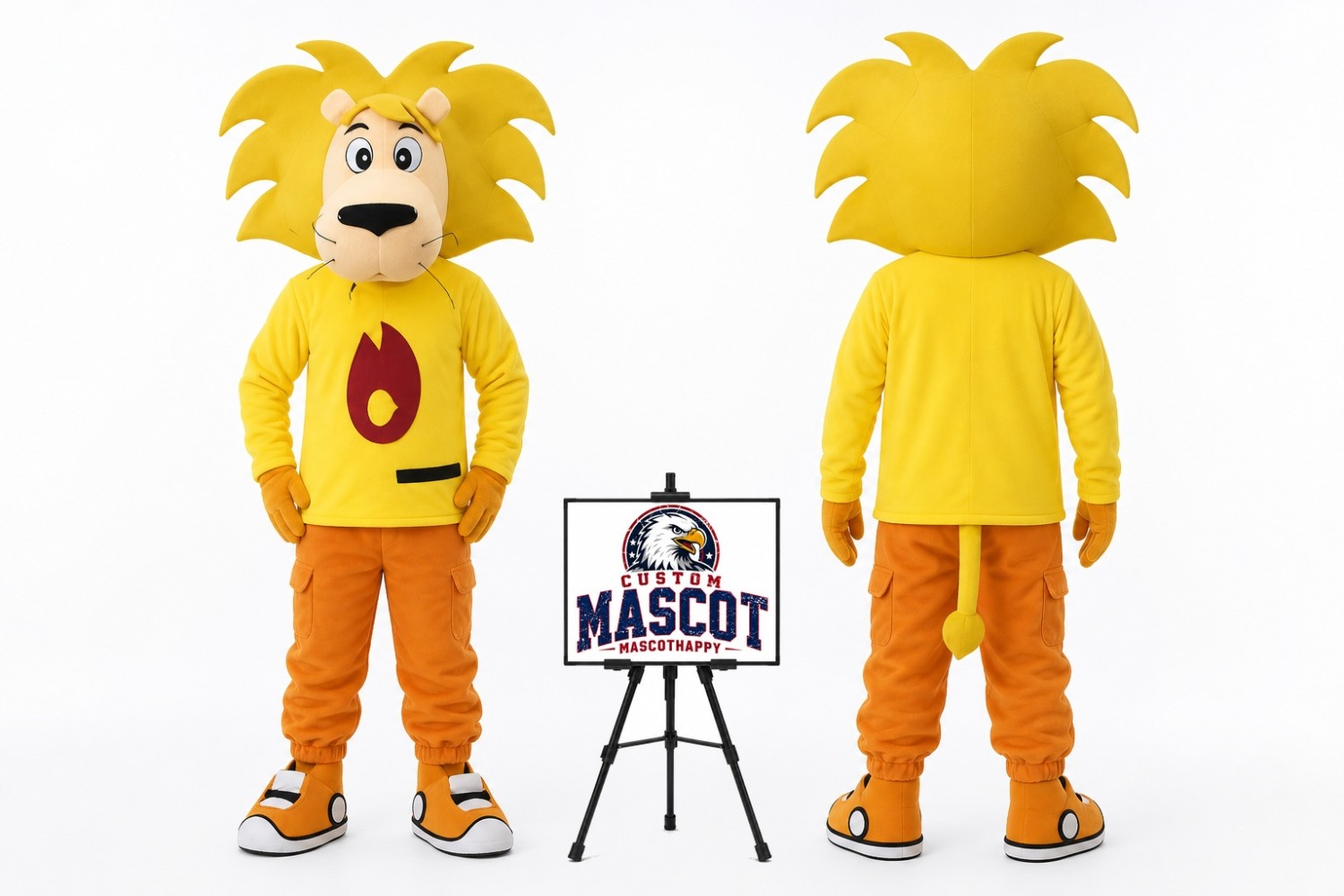 Cartoon Animal Little Lion Mascot Costume Cartoon Animal Little Lion Mascot Costume