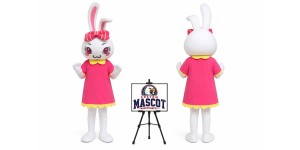 Cartoon Animal Little Rabbit Mascot Costume for Easter Events Cartoon Animal Little Rabbit Mascot Costume for Easter Events