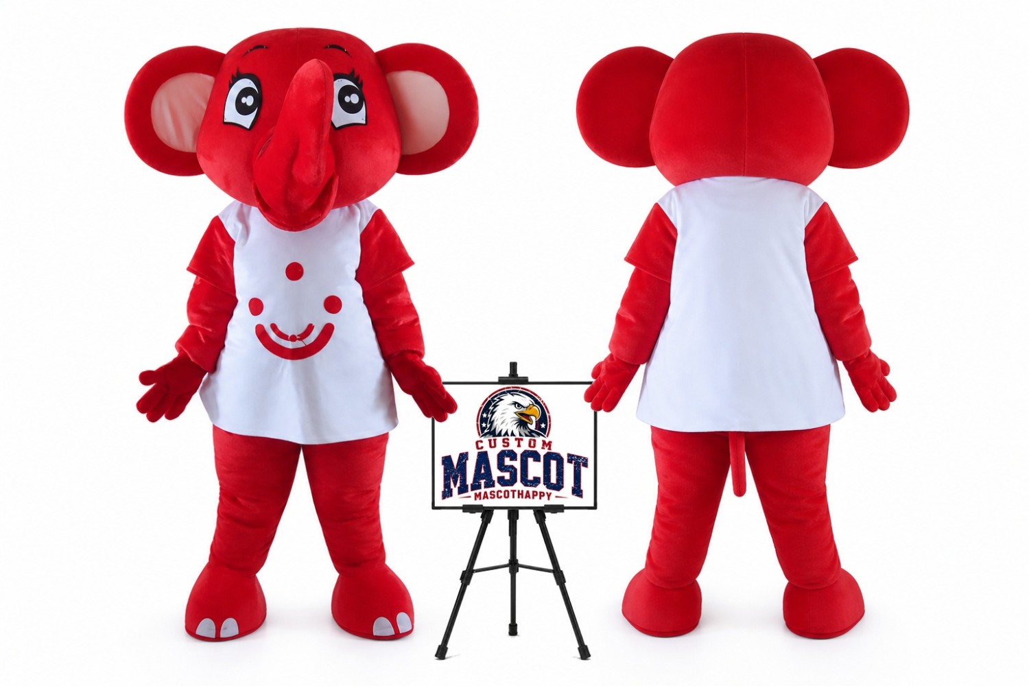 Cartoon Animal Little Elephant Mascot Costume