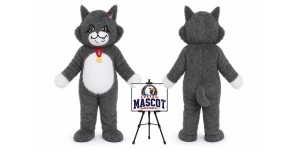 Cartoon Animal Long-Haired Cat Mascot Costume Cartoon Animal Long-Haired Cat Mascot Costume