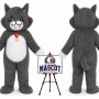 Cartoon Animal Long-Haired Cat Mascot Costume