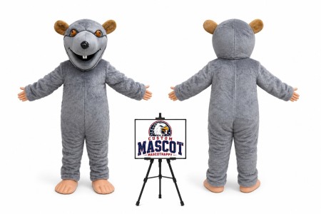 Cartoon Animal Long-Haired Mouse Mascot Costume