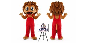 Cartoon Animal Long-Haired Lion Mascot Costume Cartoon Animal Long-Haired Lion Mascot Costume