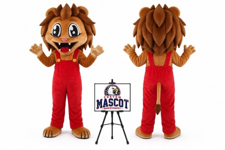 Cartoon Animal Long-Haired Lion Mascot Costume