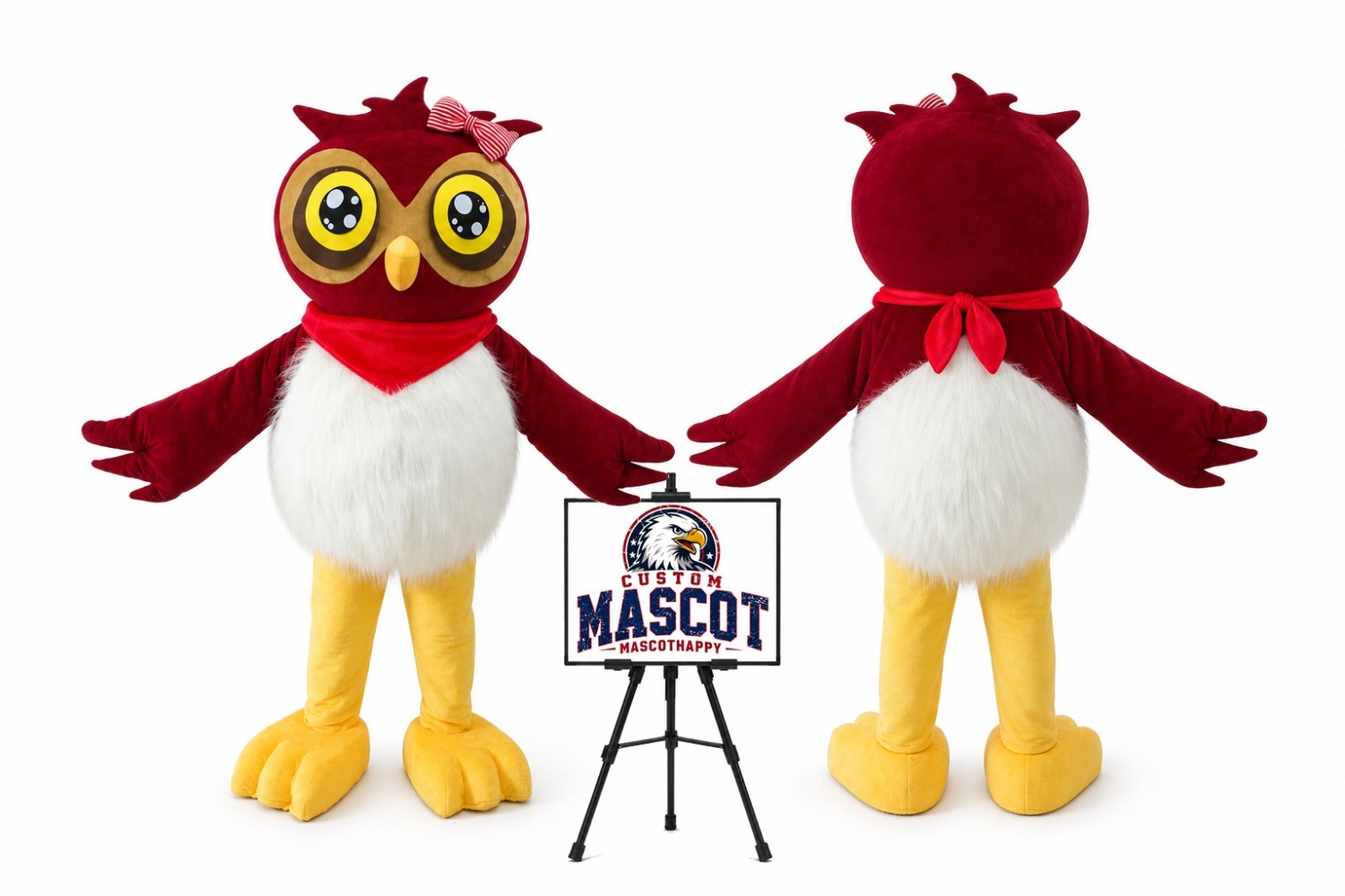 Cartoon Animal Owl Mascot Costume
