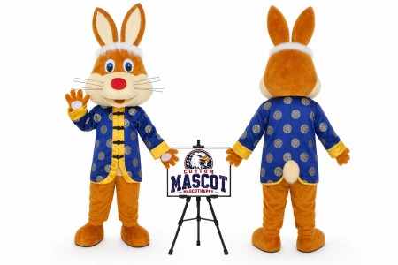 Cartoon Animal Rabbit Mascot Costume for Easter Events