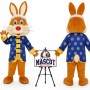 Cartoon Animal Rabbit Mascot Costume for Easter Events