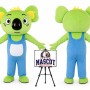 Cartoon Animal Strap Koala Mascot Costume