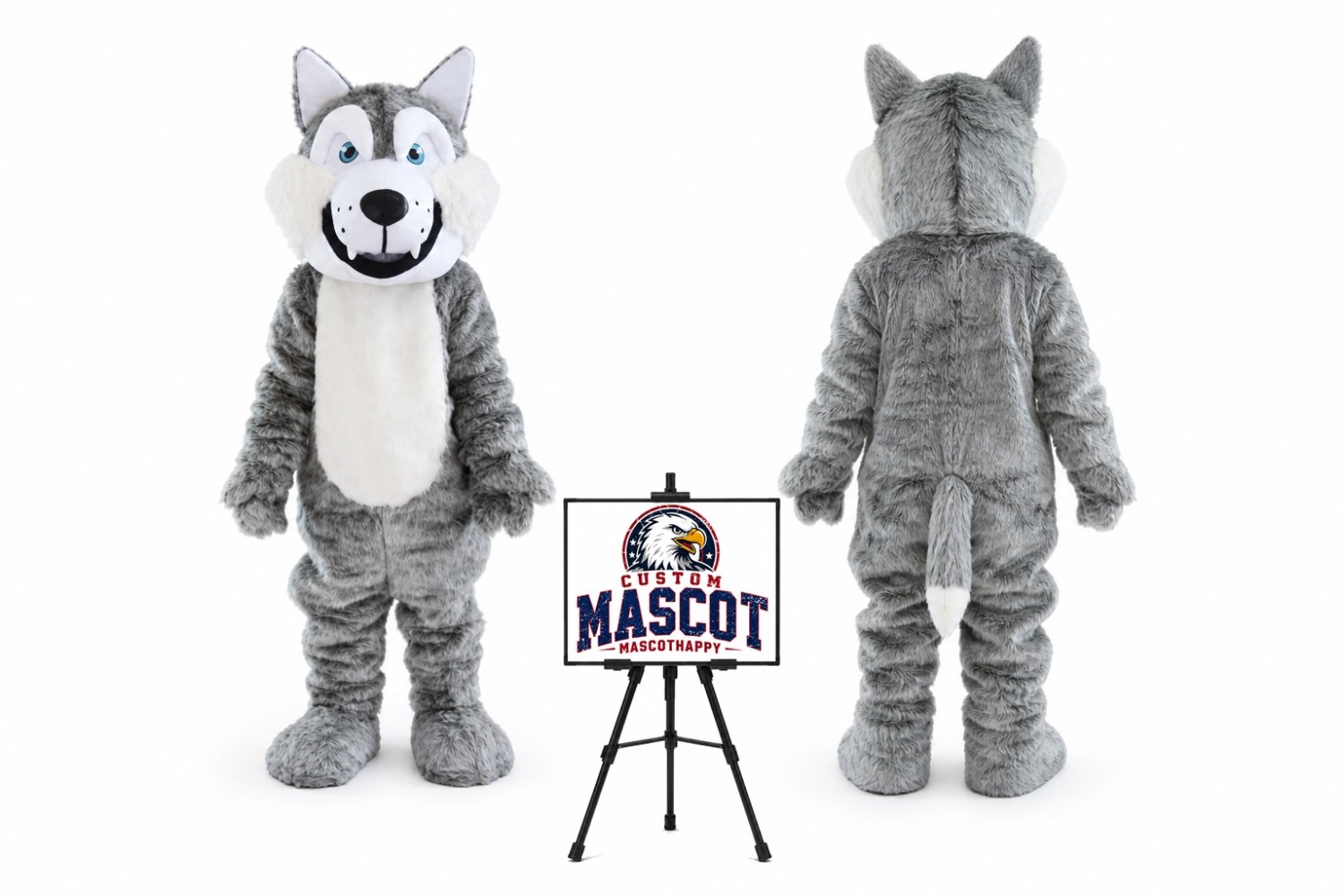 Cartoon Animal Wolf Mascot Costume Cartoon Animal Wolf Mascot Costume