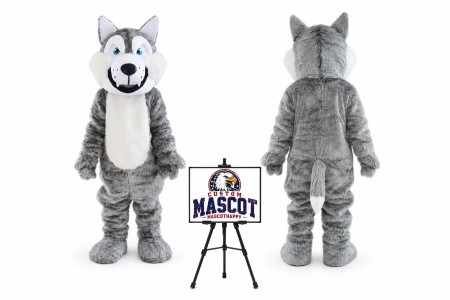 Cartoon Animal Wolf Mascot Costume