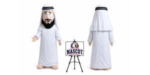 Cartoon Arab King Mascot Costume Cartoon Arab King Mascot Costume