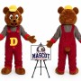 Cartoon Bear Mascot Costume