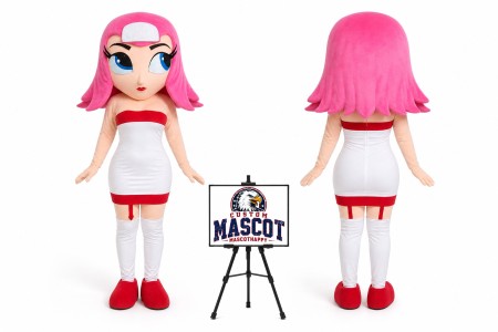 Cartoon Beauty Sexy Nurse Mascot Costume