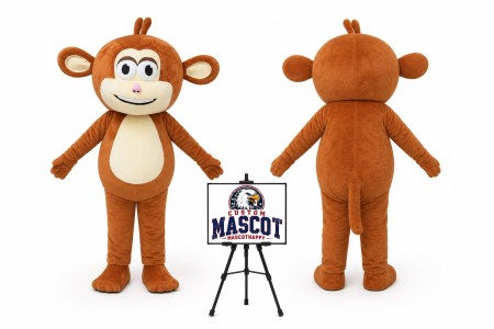 Cartoon Monkey Mascot Costume
