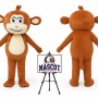 Cartoon Monkey Mascot Costume