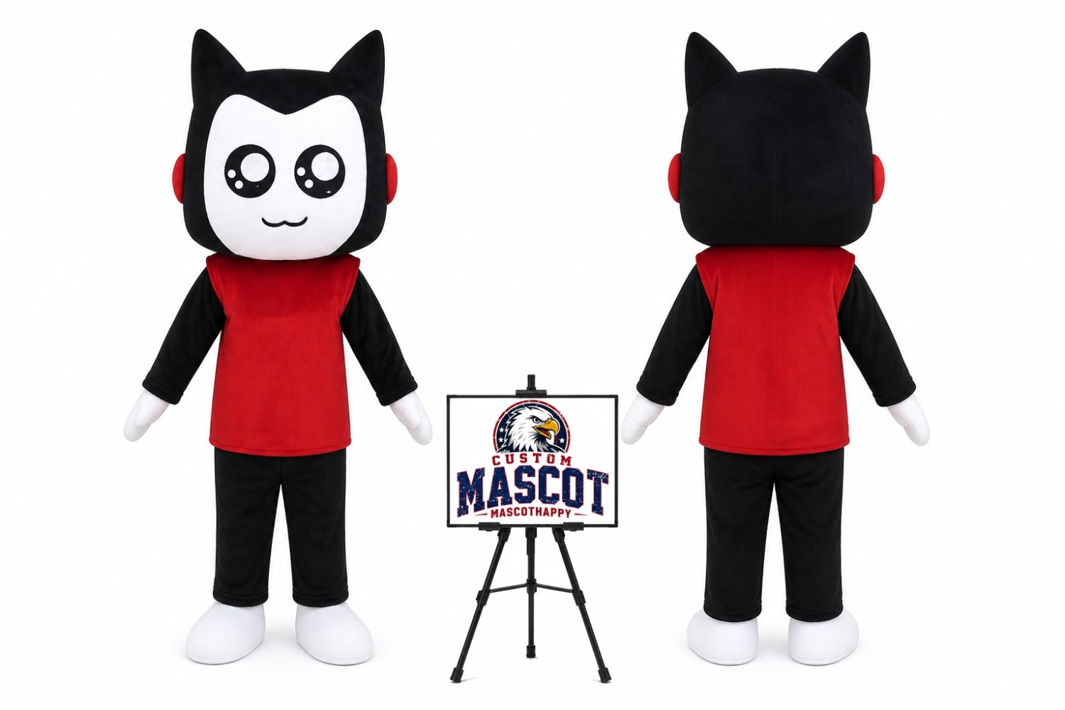 Cartoon Cat Mascot Costume Cartoon Cat Mascot Costume
