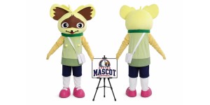 Cartoon Chipmunk Little Squirrel Mascot Costume Cartoon Chipmunk Little Squirrel Mascot Costume