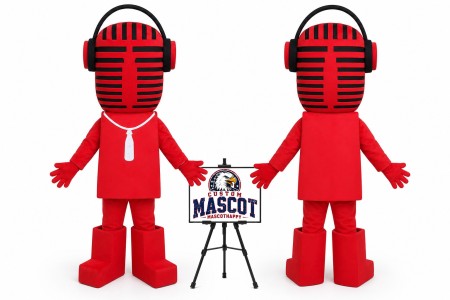 Cartoon Coca Cola Music Mascot Costume