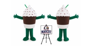 Cartoon Cone Ice Mascot Costume Cartoon Cone Ice Mascot Costume