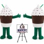 Cartoon Cone Ice Mascot Costume